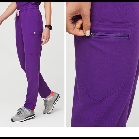 Figs Pants & Jumpsuits Figs Purple Yola Scrub Pants Poshmark